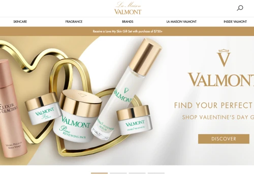 Valmont cosmetics - Magento website maintenance