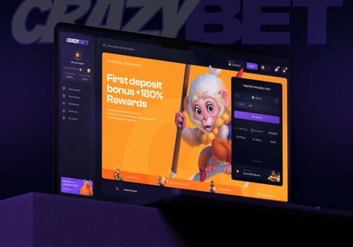 Crazybet Online Casino Web Design