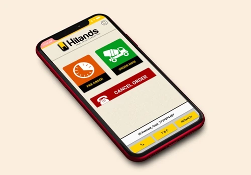 Hilands EasyOrders Mobile App