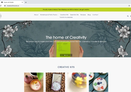 Shopify Store for Natural Cosmetics
