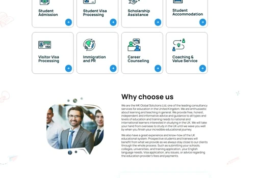 Website design and development