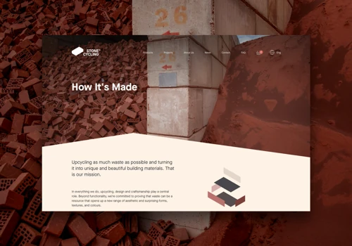 A custom made WordPress website with a mission