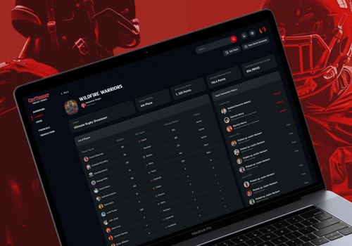 CutThroat football Web App UX / UI design