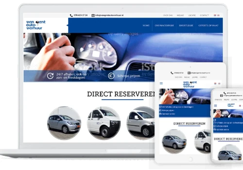 Van Gent Car Rental - WordPress Web Development
