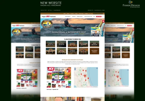 Hagan Ace Hardware Website Design