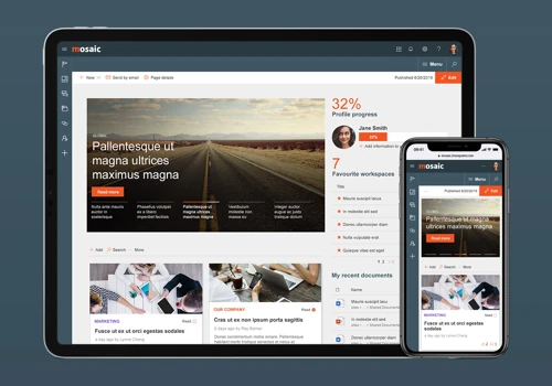 Ttec mobile friendly SharePoint modern intranet