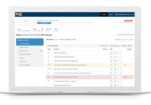 Enterprise Software Application for Sonic Drive In