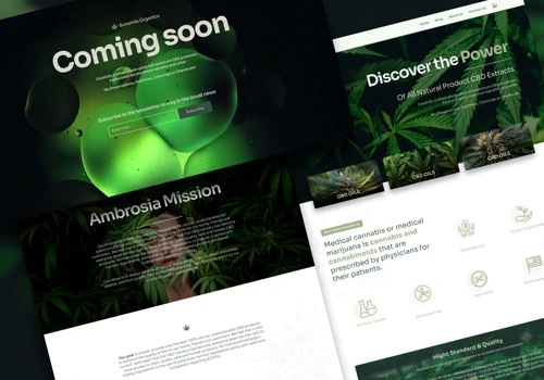 CBD Website for Bohemia Organics