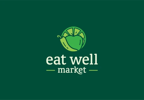 Eat Well Market Branding