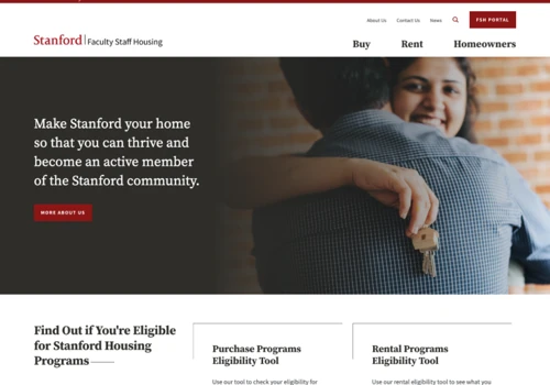Stanford Faculty Staff Housing site creation