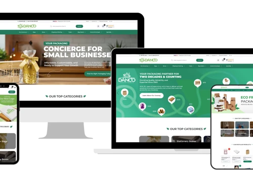 E-commerce website redesign and development