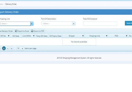 Shipping Management System