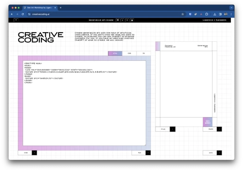 Generative Art AI chatbot & Platform