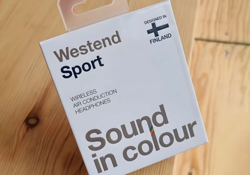 Westend Sport Headphones packaging design