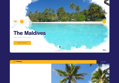 Lufthansa Dreamscapes - Website