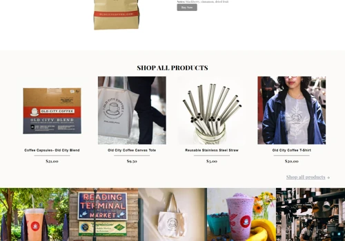 Old City Coffee Ecommerce Website