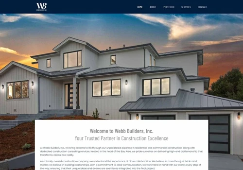 Beautiful Website for a Construction Company