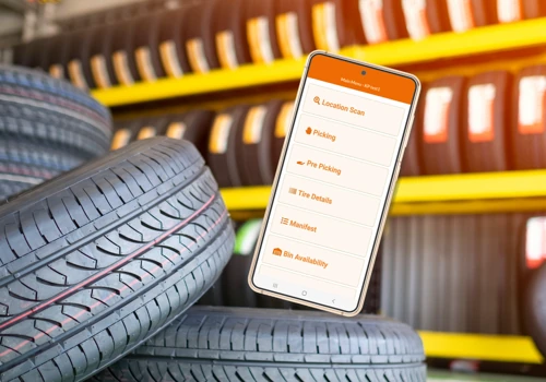 Tire Trax Warehouse Web and Mobile App