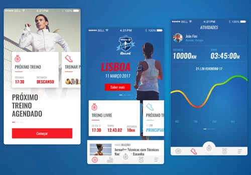 Liga Allianz Running Record - Development & UX/UI