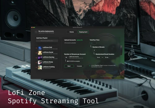 LoFi Zone | Spotify Streaming Tool