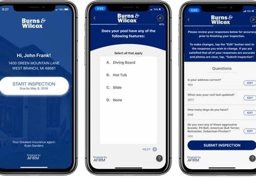 Industry changing self-inspection mobile app