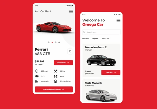 Omega Car Rent App