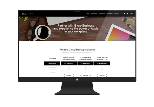 iStore Business Custom WHMCS theme