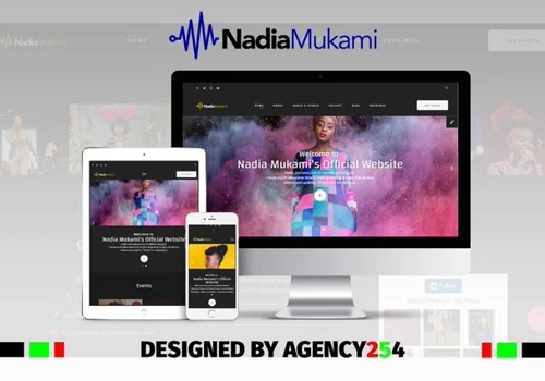 Nadia Mukami Website revamp