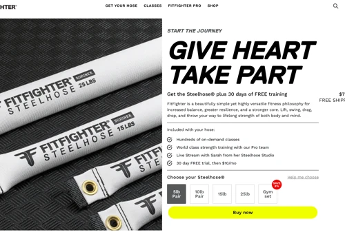 FitFighter Steel-hose: Fitness Company Featured on SharkTank