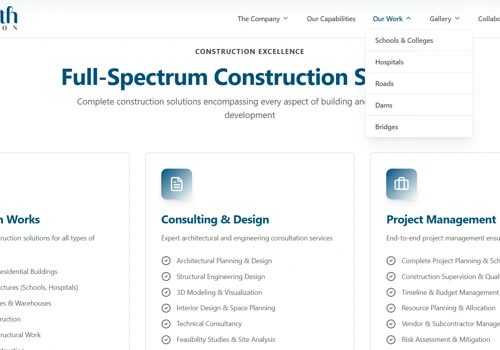 ERP Implementation for Construction Company