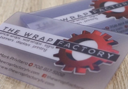 30mil Plastic Business Card Design