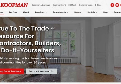 Koopman Lumber Website