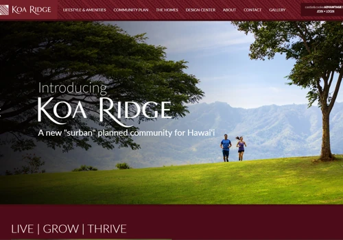 Koa Ridge - Hawaii Web Design