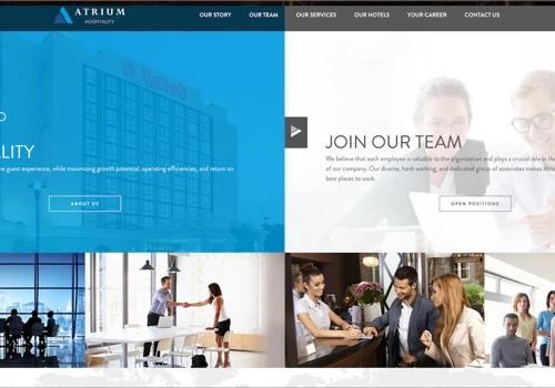 Atrium Hospitality Website