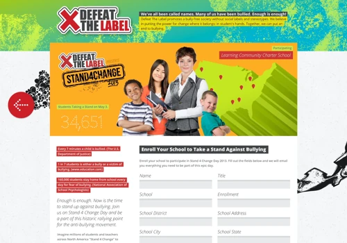 Defeat the Label: Stand 4 Change