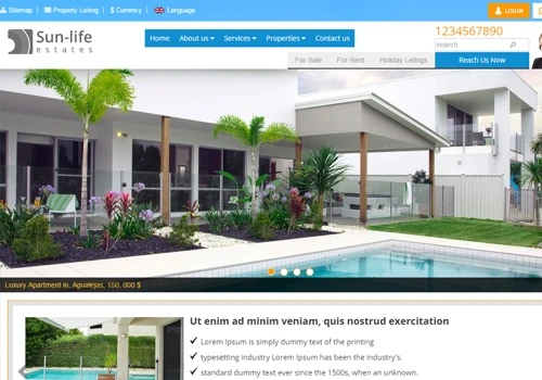 Real estate Website development