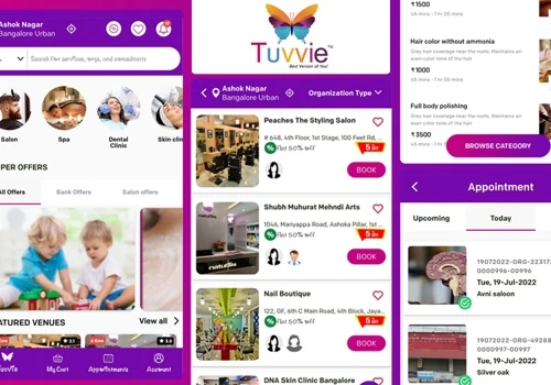 Tuvvie - Salon, Spa & Wellness Appointment Booking