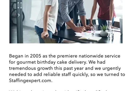 Bake me a wish! inbound sales support