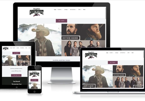 Countryfest Webdesign