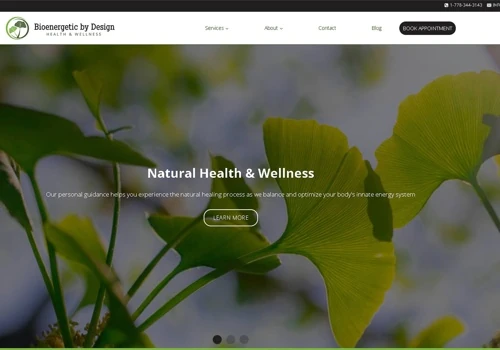 Holistic Health & Wellness Website