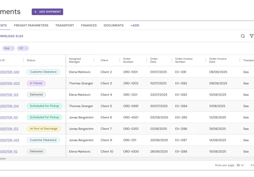 Logistics data automation platform