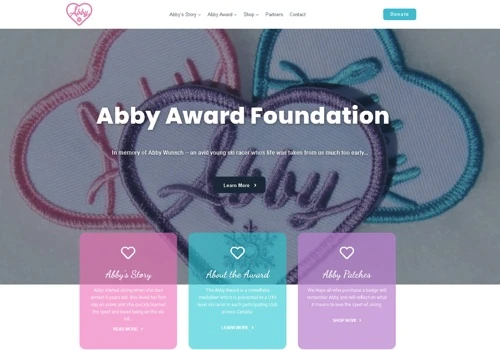 Canadian Young Ski Racer Award Website