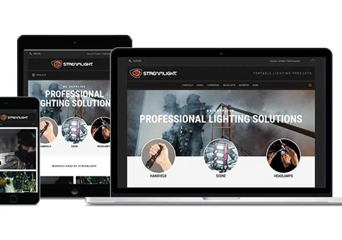 Streamlight PRO Ecommerce Website