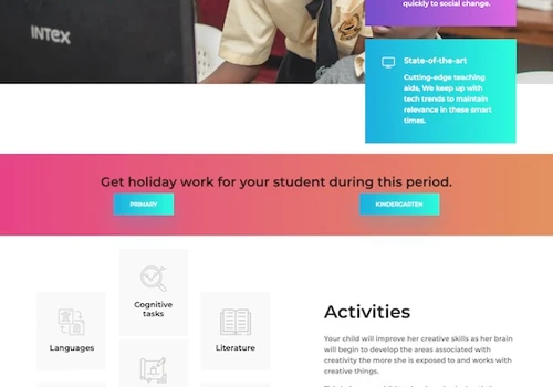 Kampala Quality School website