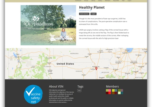 Vaccine Safety Net (VSN) website