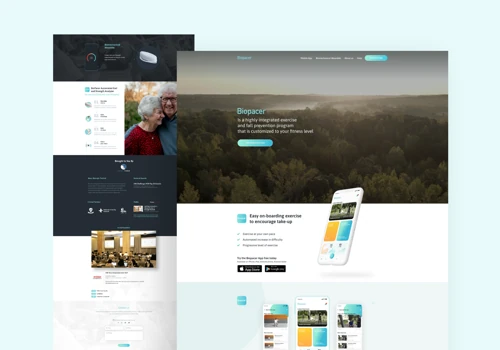 Biopacer Landing Page