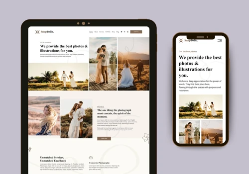 Snapfolio - Custom Squaresapce Website