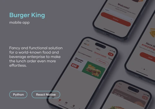 Burger King mobile app