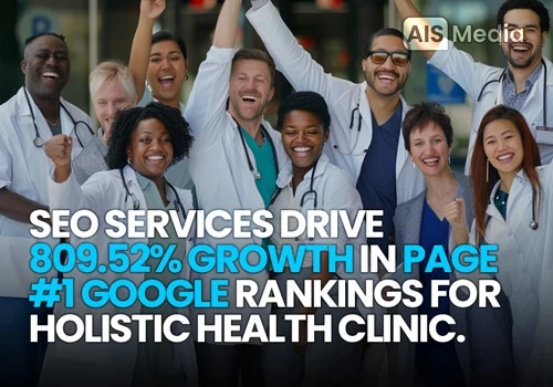 809.52% Increase in Google Page #1 Listings