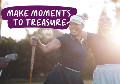 Golf fundraising event proposition visual ID